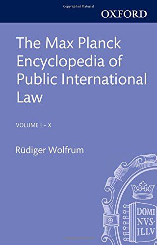 Max Planck Encyclopedia Of Public International Law