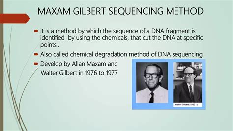 Maxam Gilbert Sequencing