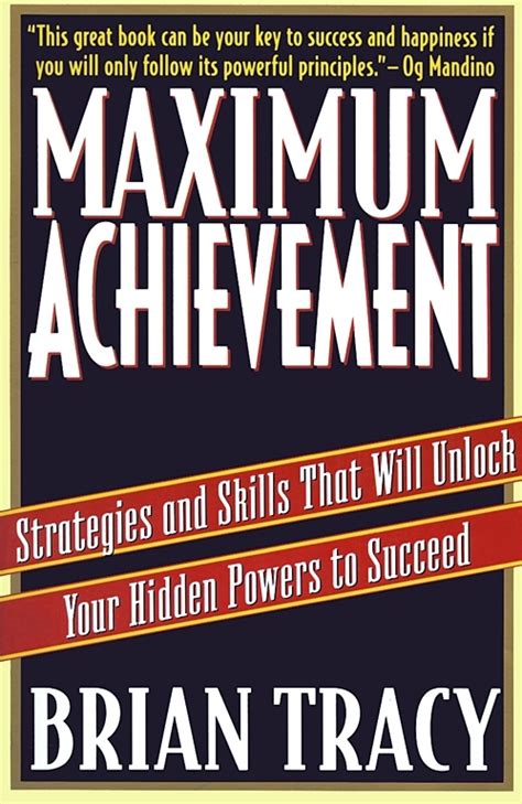 maximum achievement by tracy pdf