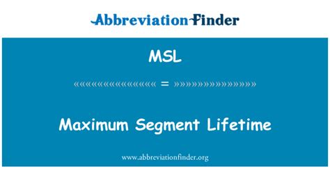 Maximum Segment Lifetime