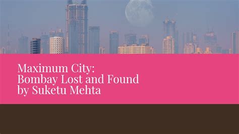 Read Online Maximum City Suketu Mehta Pdf Free Download 