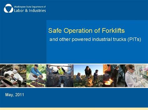 May 2011 Safe Operation Of Forklifts