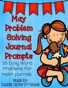 May Problem Solving Journal Prompts Saddle Up For First Grade Journal Prompts - First Grade Journal Prompts