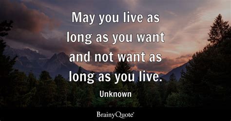 May You Live Long
