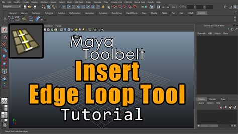 maya insert edge loop tool hotkey