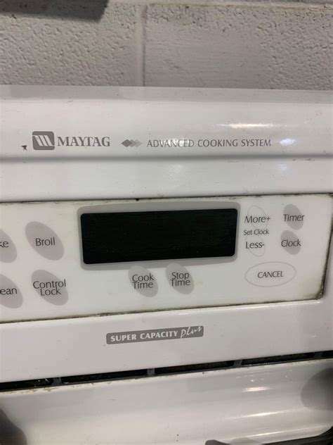 Read Online Maytag Advanced Cooking System 