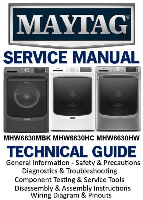 Read Maytag Front Load Washer Service Manual 