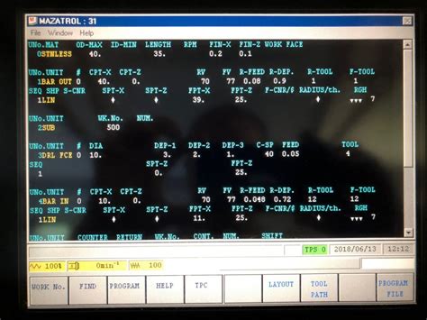 mazak cnc program yazma