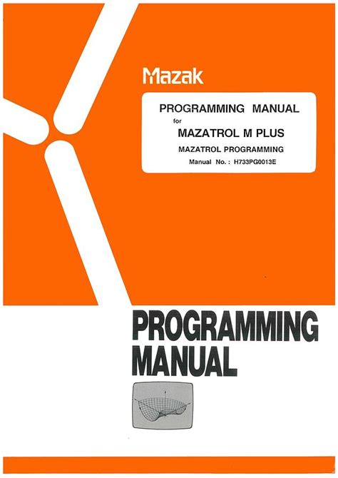 Mazak Machines Programming Manual