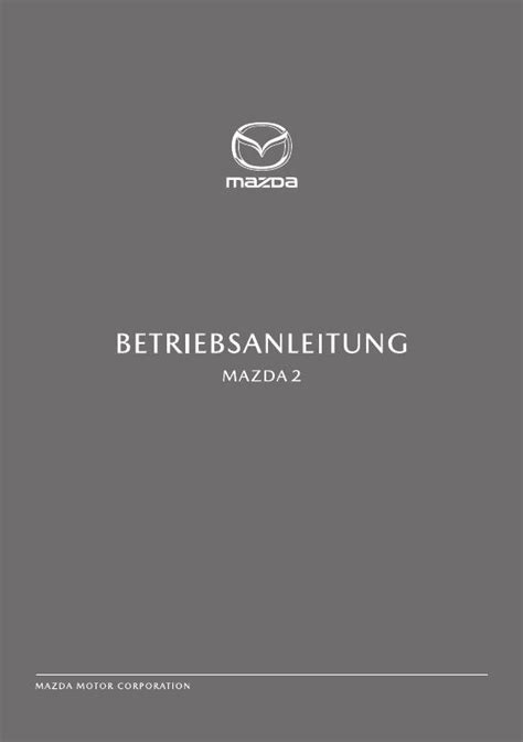 mazda 2 handbuch deutsch