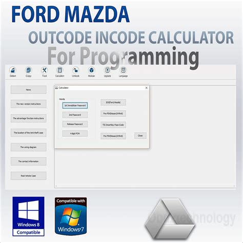 mazda pin calculator