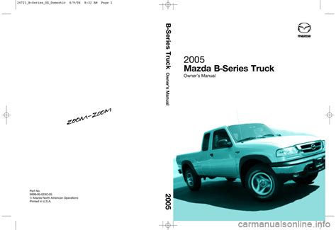 Read Online Mazda B2300 Owners Manual 