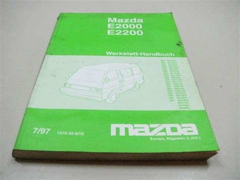 Full Download Mazda E2000 Workshop Manual 
