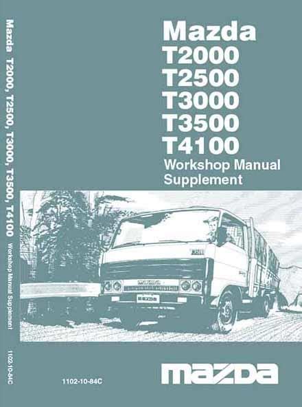 Read Mazda T3500 Workshop Manual 