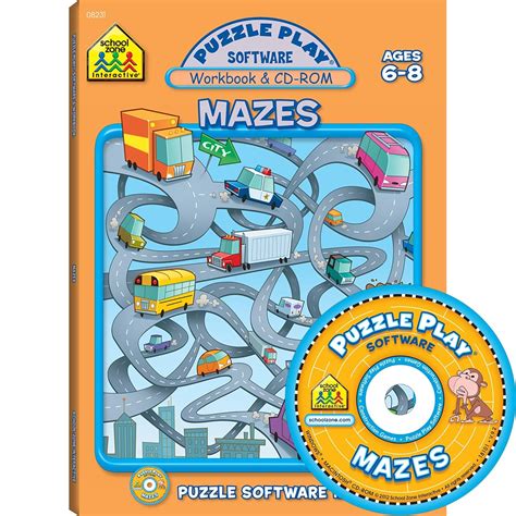 Mazes: Puzzle Play Software, Ages 6 8