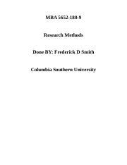 mba 5652 research methods mycsu columbia southern