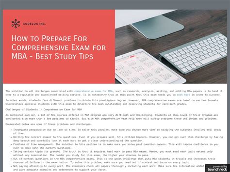 Download Mba Comprehensive Exam Study Guide 