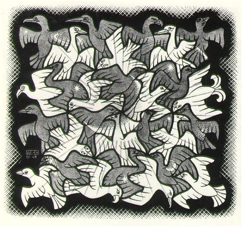 mc escher biography tessellations patterns