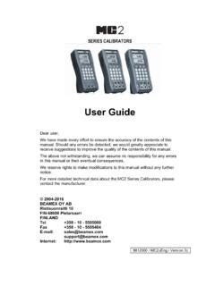 Mc2 Amplifiers User Guide