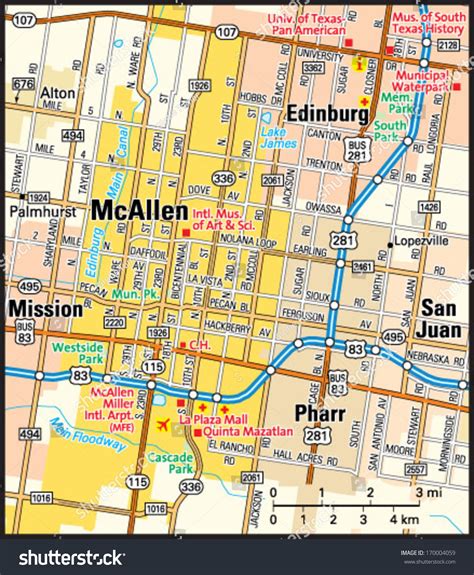 mcallen texas map
