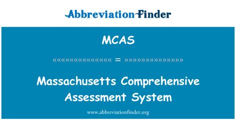 mcas massachusetts
