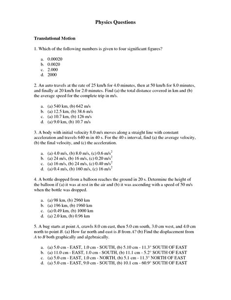 Download Mcat Physics Practice Problems 