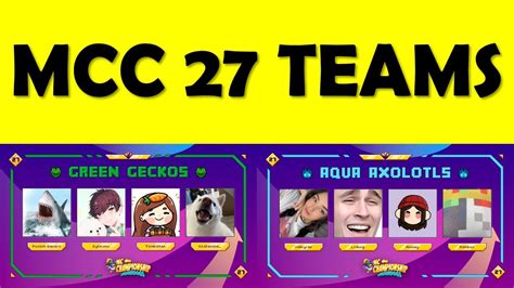 MCC 28 Team Predictions (OP but balanced edition?) : r/MinecraftChampionship