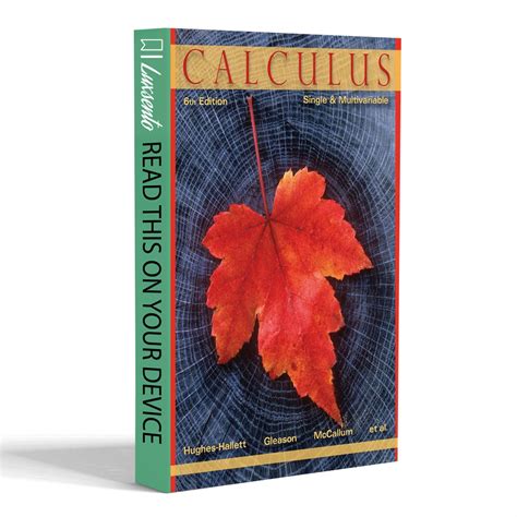 Read Mccallum Multivariable Calculus 6Th Edition 