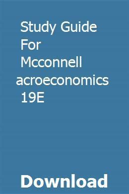 Download Mcconnell Macroeconomics 19E Pdf 