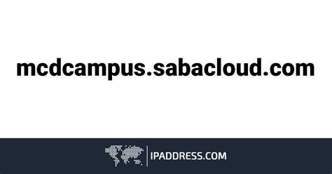 Mcdcampus Sabacloud Com
