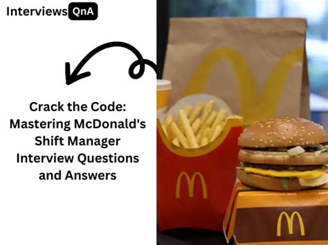 Read Mcdonalds Shift Manager Test Answers 