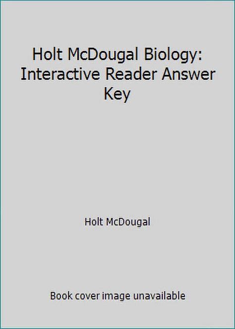 Mcdougal Answer Key Biology