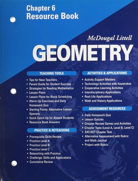 Mcdougal Littell Geometry Chapter 6 Test Answers