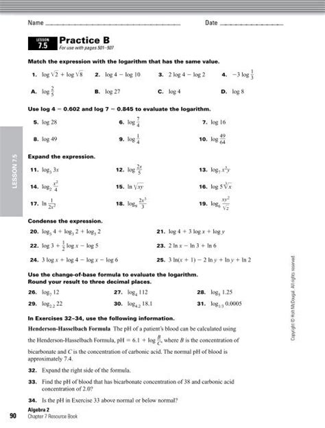 Full Download Mcdougal Algebra 1 Practice B Resource Answers 