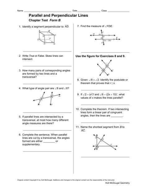 Download Mcdougal Holt Geometry Chapter Standardized Test Bing 