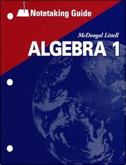 Download Mcdougal Littell Algebra 1 Notetaking Guide Answers 