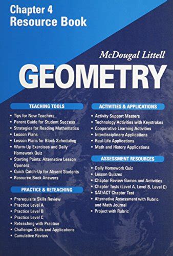Read Mcdougal Littell Geometry Chapter 4 Resource Book 