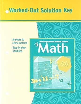 Read Mcdougal Littell Middle School Math Course 3 Resource 