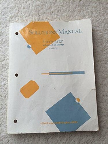 Read Mcdougal Littell Solutions Manual For Geometry For Enjoyment And Challenge New Edition 
