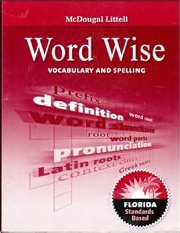 Read Mcdougal Littell Word Wise Vocabulary And Spelling Answers 