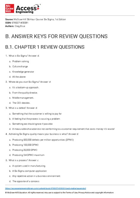 Mcgraw Answer Key