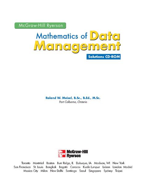 Mcgraw Hill Data Management Solutions Manual Odd Free