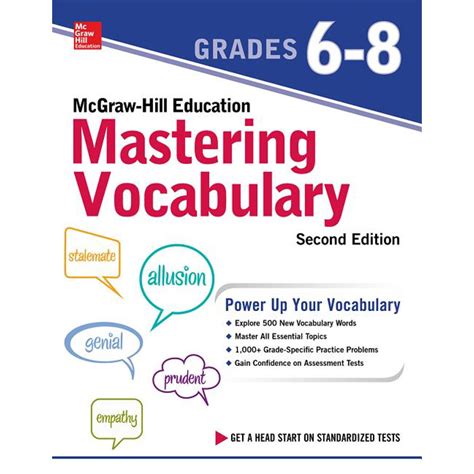 Mcgraw Hill Education Vocabulary Grades 6 8 Second 8th Grade Vocabulary Book - 8th Grade Vocabulary Book