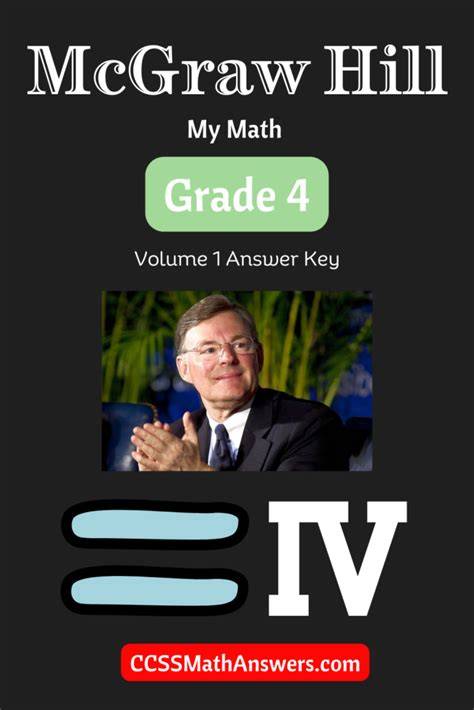 mcgraw hill math answer key grade 4
