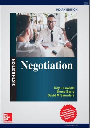 mcgraw hill negotiation sixth edition