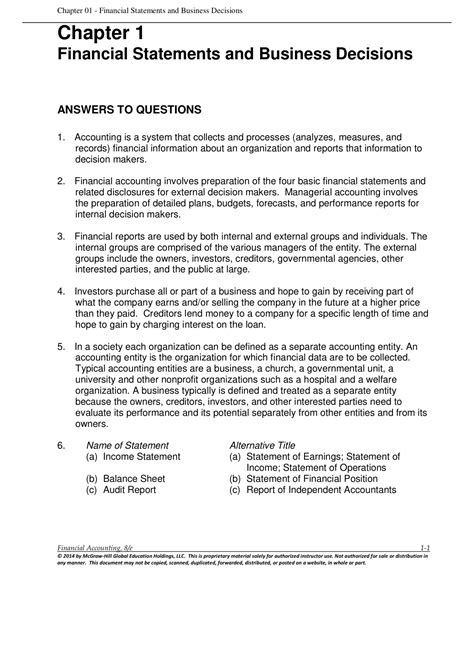 mcgraw hill solution manual accounting