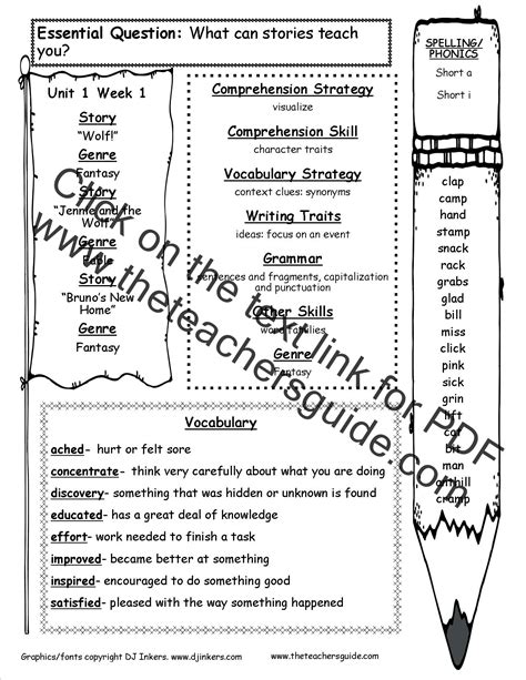 Mcgraw Hill Wonders Third Grade Resources And Printouts Wonders Worksheet Answers 4th Grade - Wonders Worksheet Answers 4th Grade