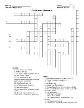 Download Mcgraw Hill Companies Buen Viaje Level 1 Crossword Puzzle Answers 
