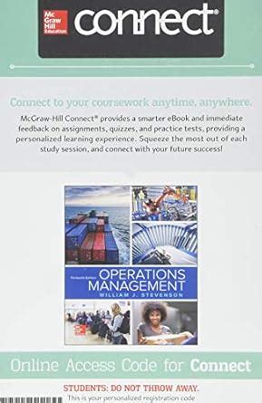 Read Online Mcgraw Hill Connect Operations Management Answers 