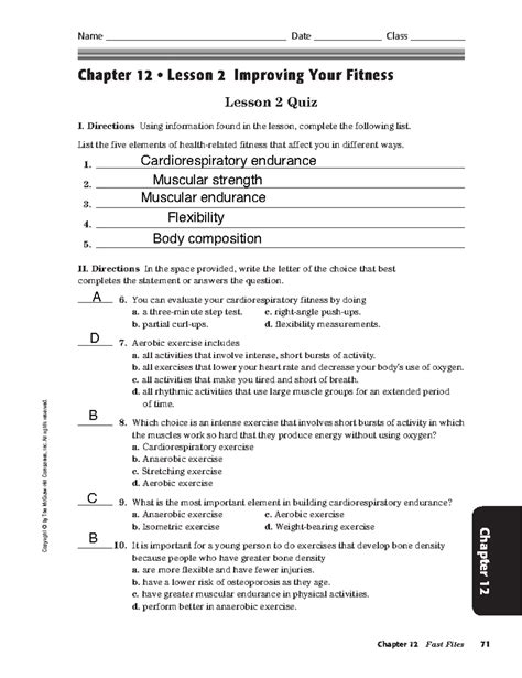 Full Download Mcgraw Hill Health Study Guide Answer Key 